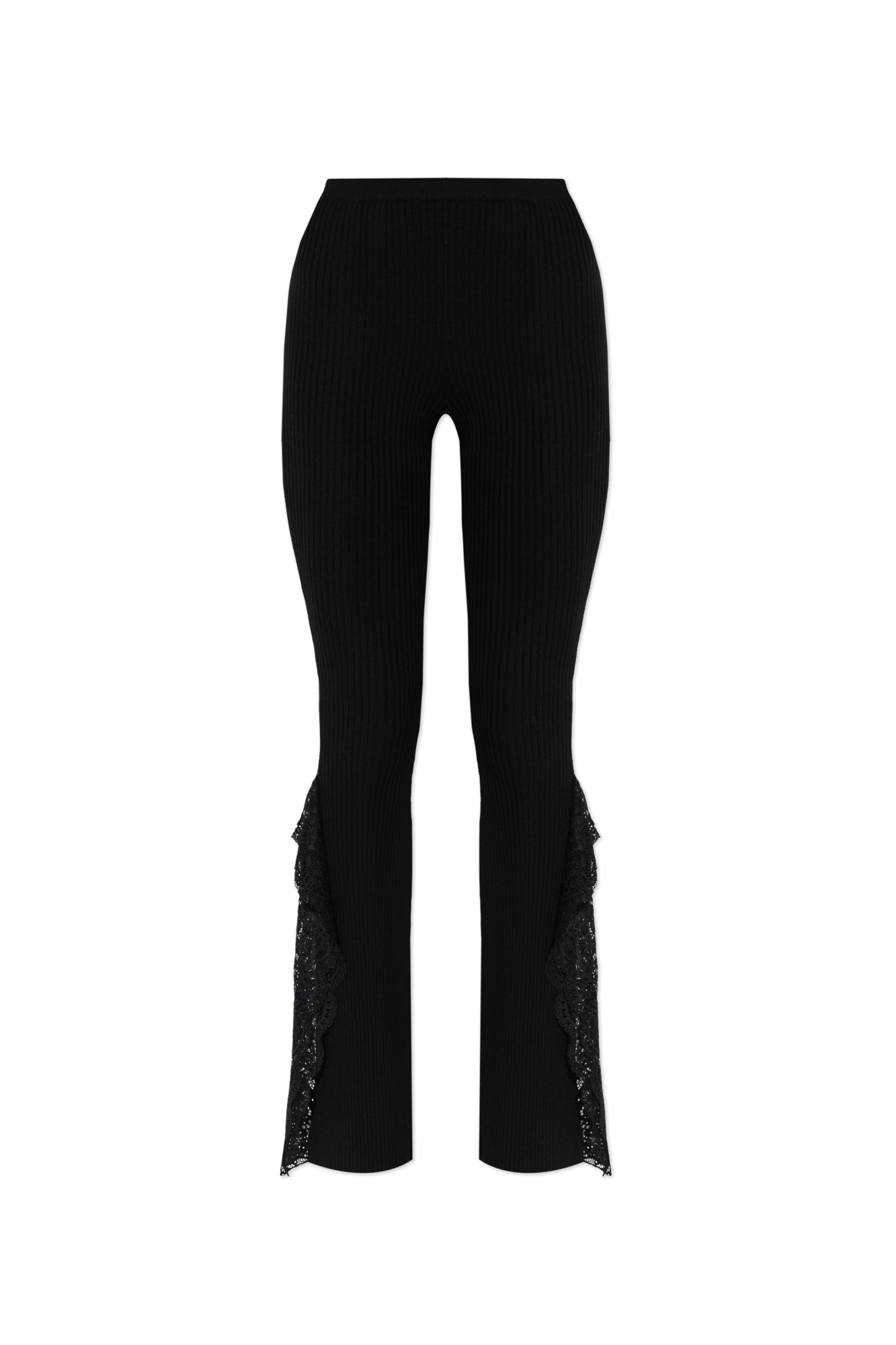 パンツ BLUMARINE Black Knit Flared Leg Pant Black knit flared leg pant – G&B